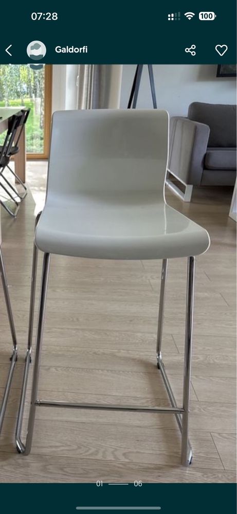 Ikea Glen 1 szt uzywane, biale