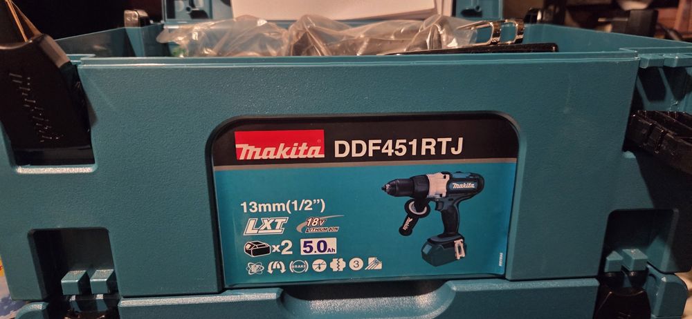 Makita wiertarko-wkretarka DDF451RTJ