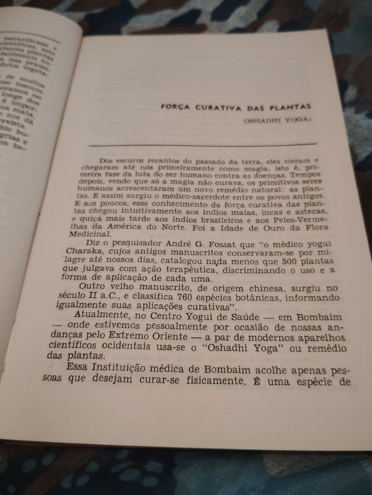 Livro Cura Com Yoga e Plantas Medicinais Usado