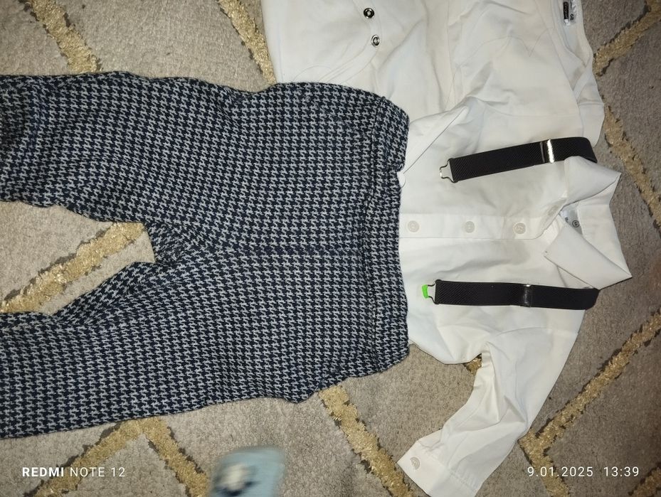 Ubranko na chrzest 68 dla chlopca