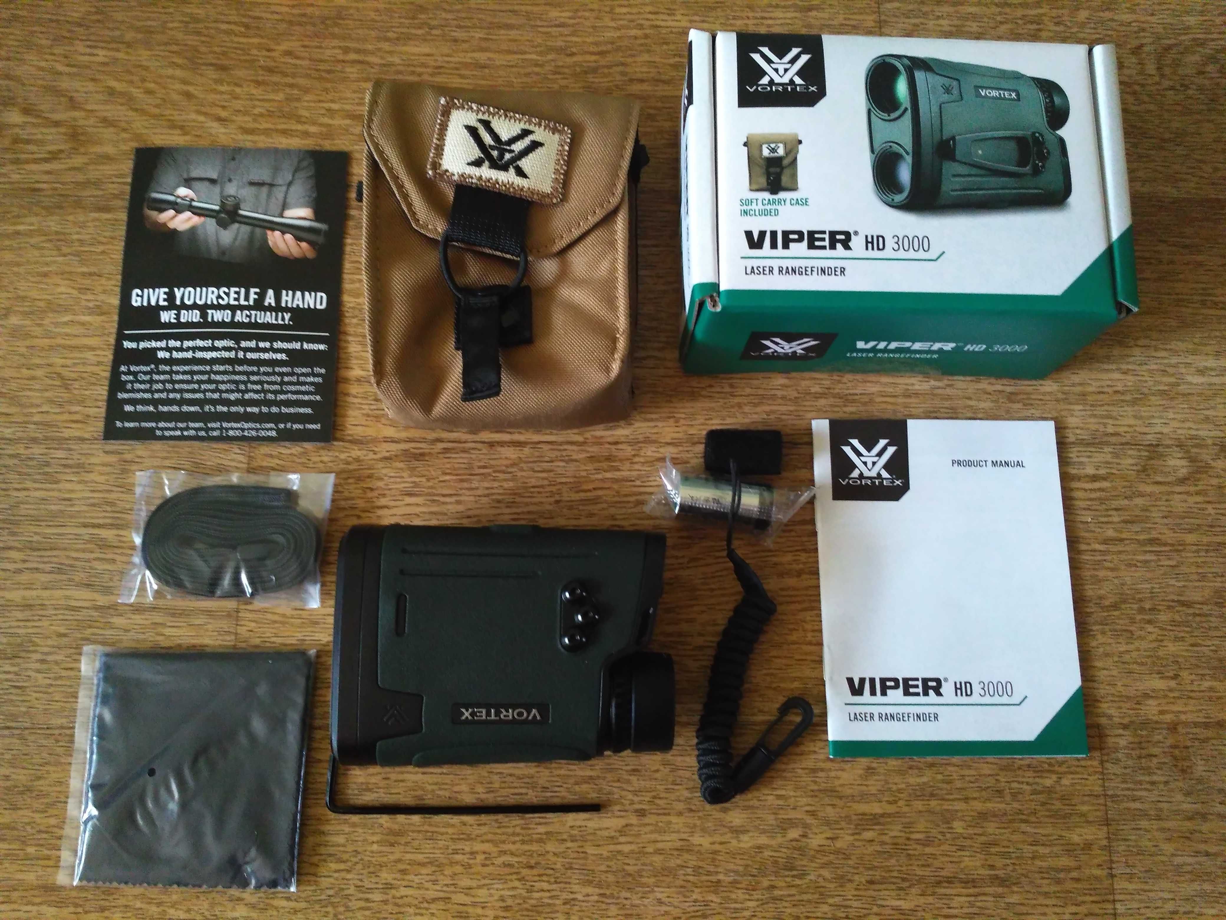 Лазерні далекоміри Vortex HD 2000/Viper HD3000/Razor HD4000 Дальномер