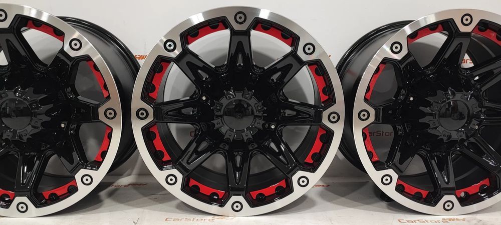 Jantes Torke 16 x 8 et -12 6x139.7 Preto Brilhante