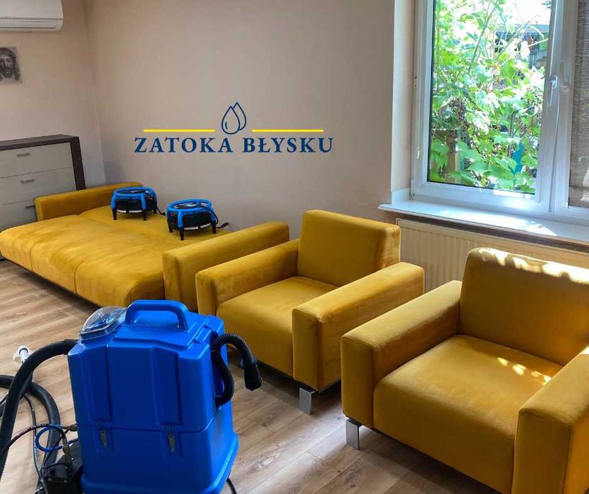 Pranie tapicerki meblowej oraz wykładzin dywanowych.