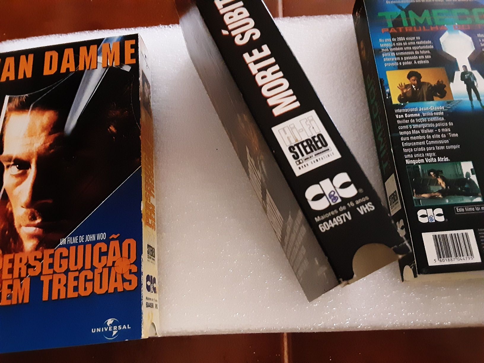 Filmes vhs vários títulos van Damme