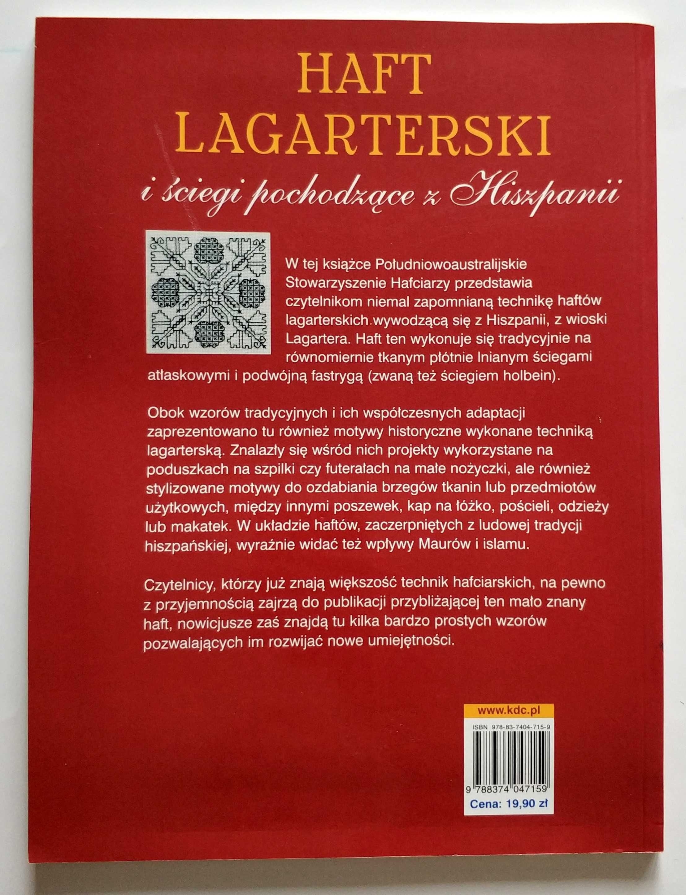 HAFT LAGARTERSKI i ściegi pochodzące z Hiszpanii, HIT!