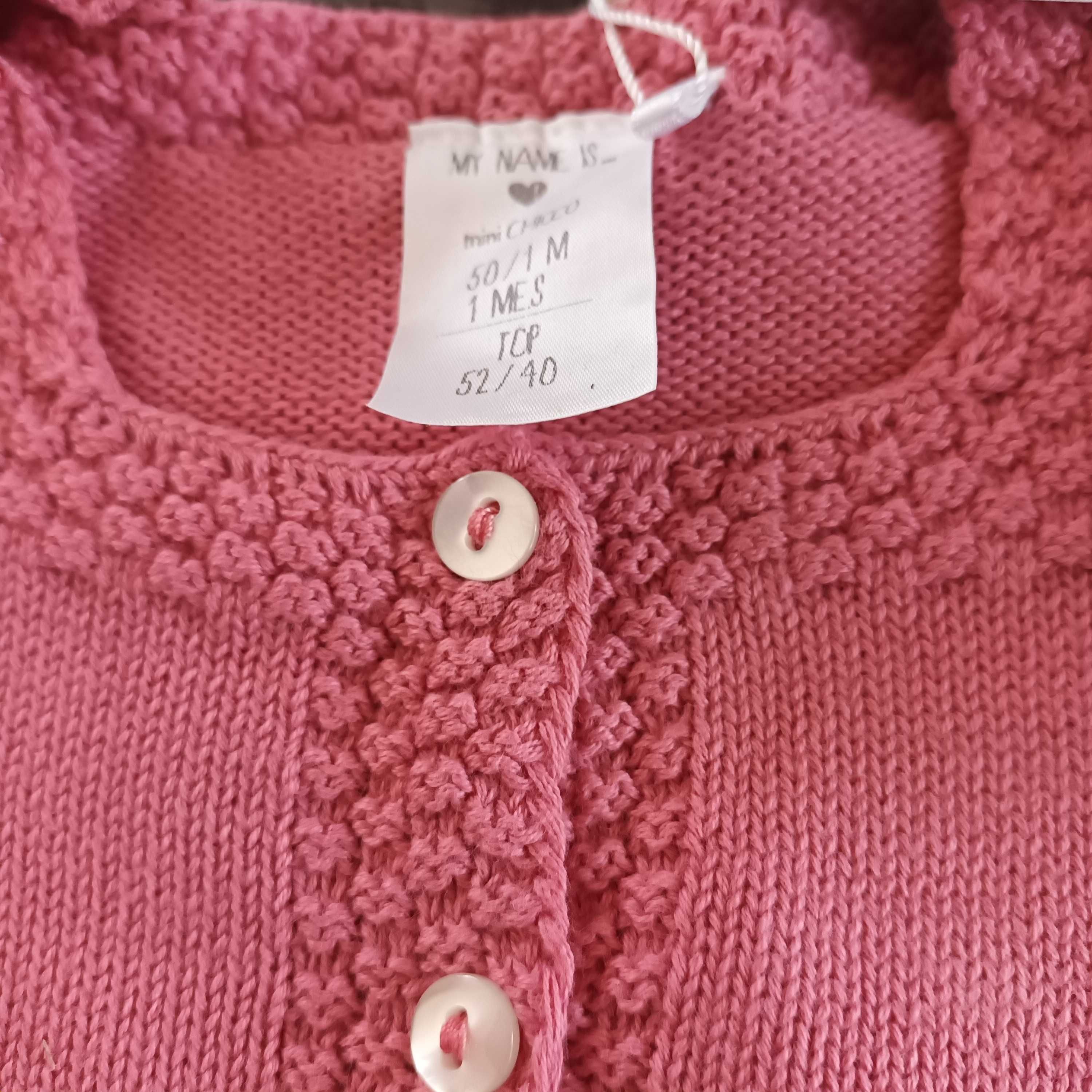 Sweterek chicco roz.50