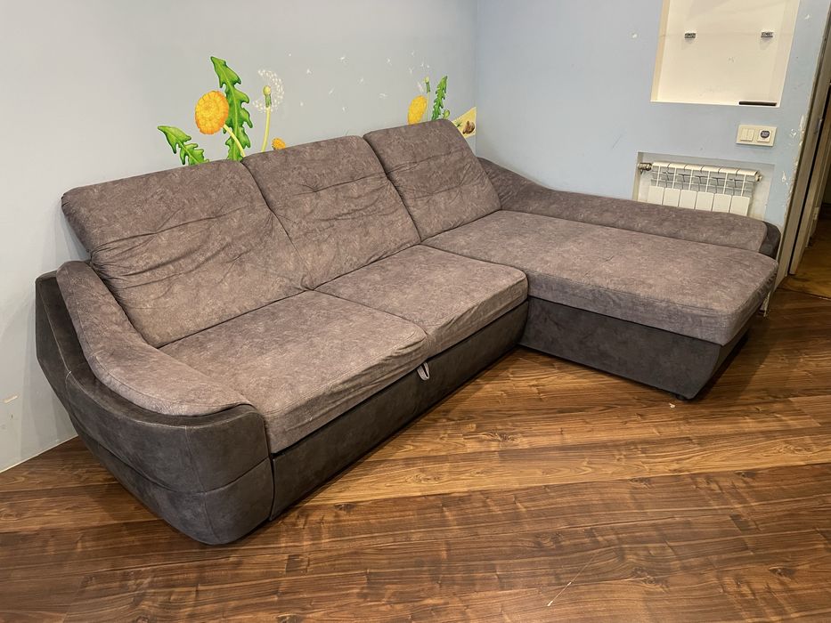 Кутовий диван Техас у графітовому кольорі