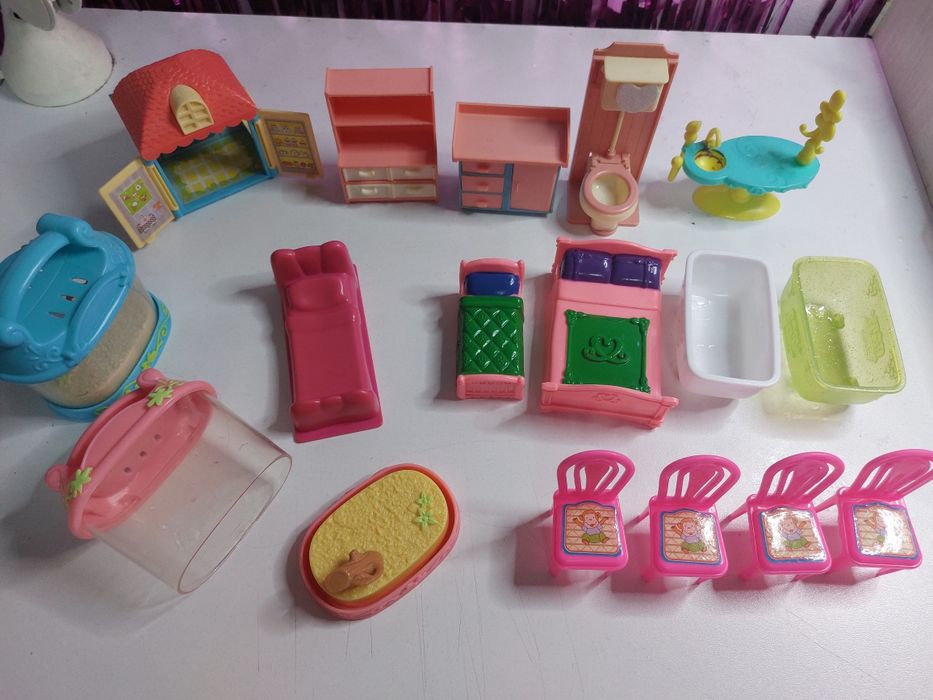 Lps, lol, enchantimals меблі