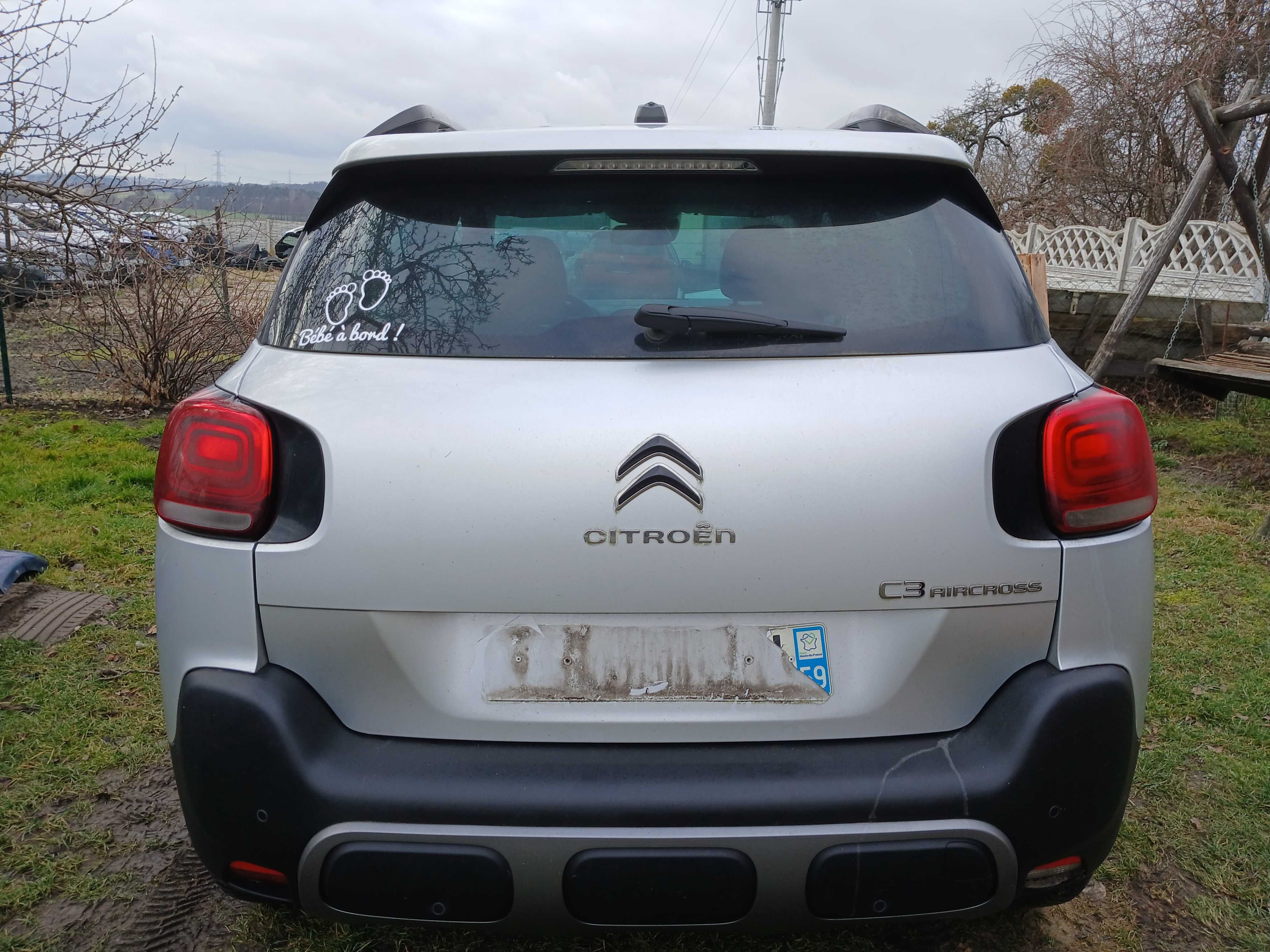 Citroen c3 aircross KVE czesci airbag drzwi maska lampy zderzak przod