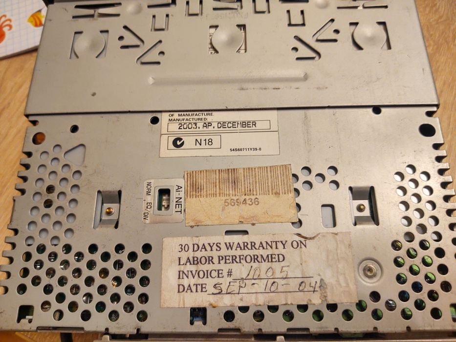 radio alpine cda 9825