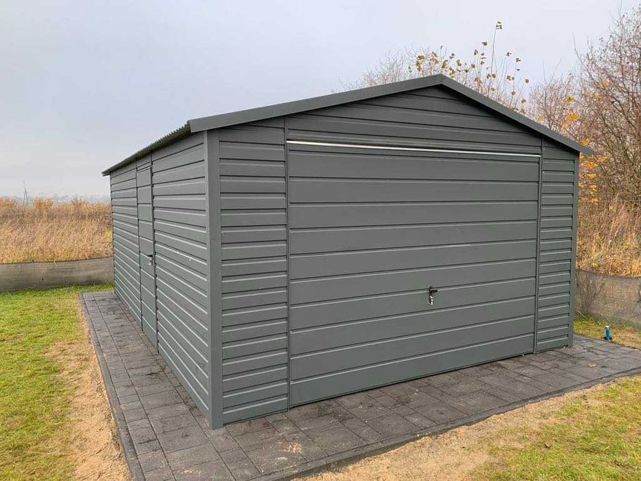 Garaż blaszany 4x6 PROMOCJA. PROFIL ZAMKNIĘTY OCYNK. Producent.