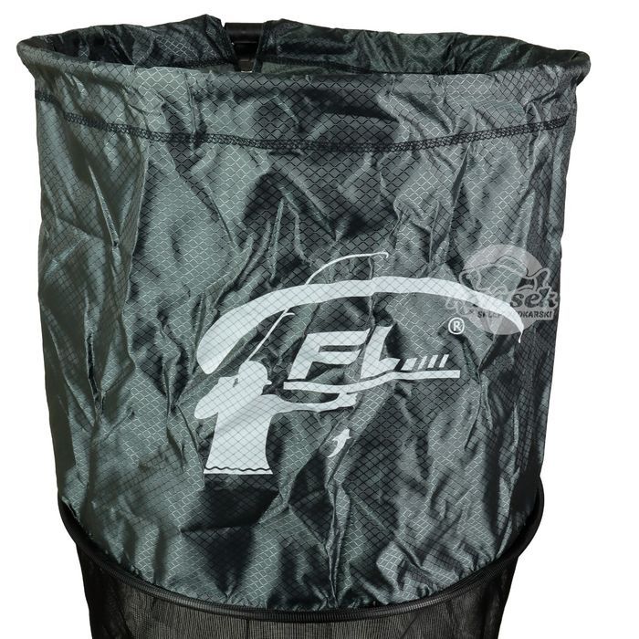 Siatka wędkarska okrągła sadzyk na ryby 200x45cm z uchwytem na sztycę