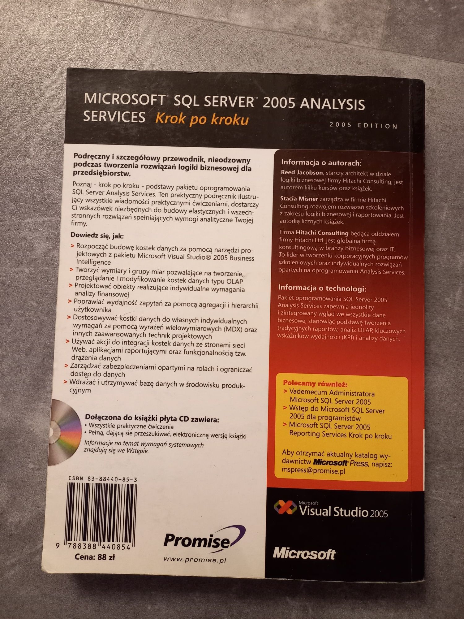 SQL Server 2005 Analysis Services - bez płyty