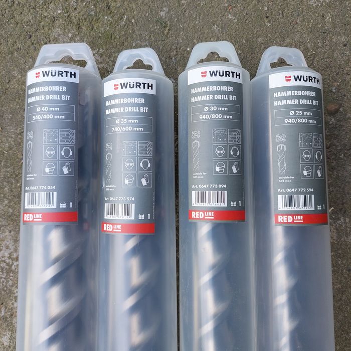 Wiertlo Wurth do betonu SDS Max Fi. 25