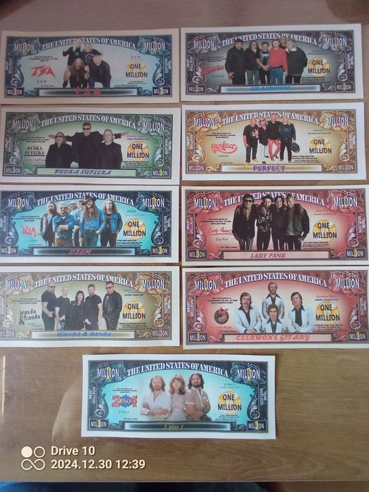 Polskie zespoły banknoty kolekcjonerskie