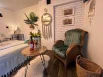 Apartament dwuosobowy „Boho "przy plaży Skarbek