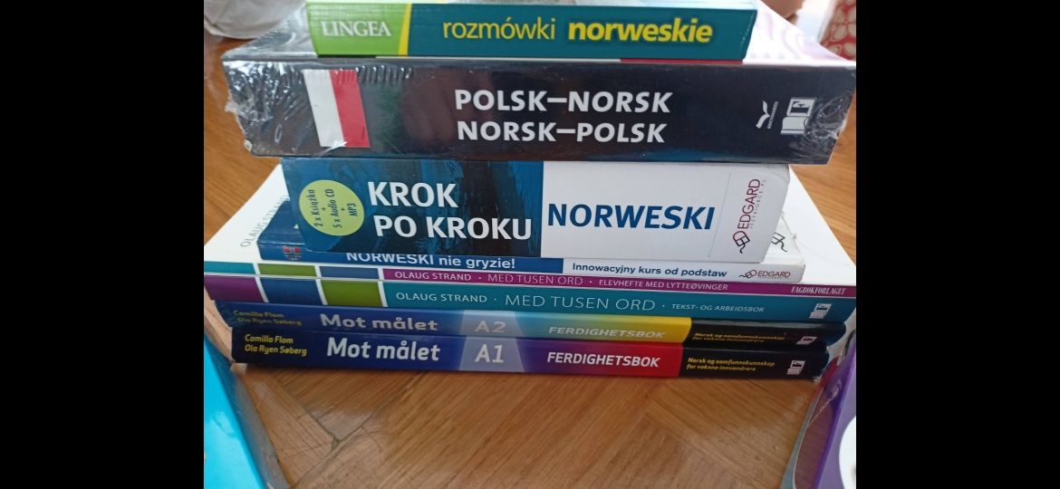 Książki ćwiczenia język norweski - od zera do A2
