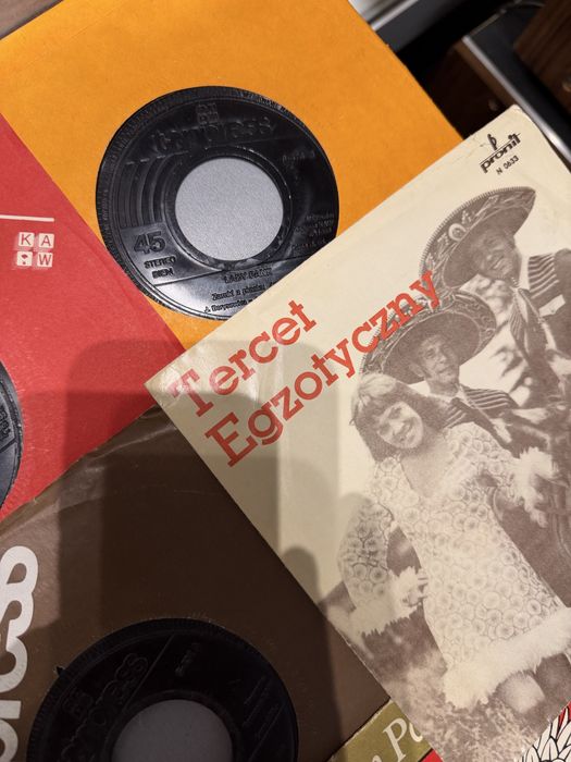 Zestaw płyt winylowych 7’ single stan vg-nm