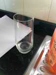 copo transparente de agua