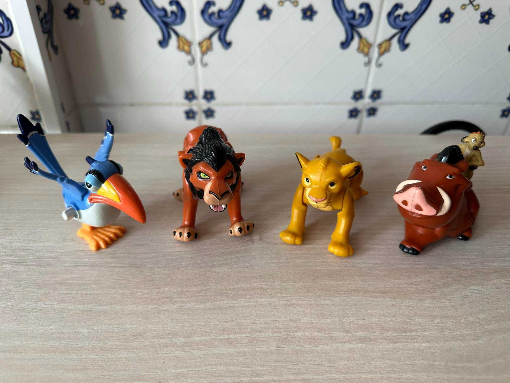 bonecos disney rei leao lion king timon pumba pvc livros bd McDonalds