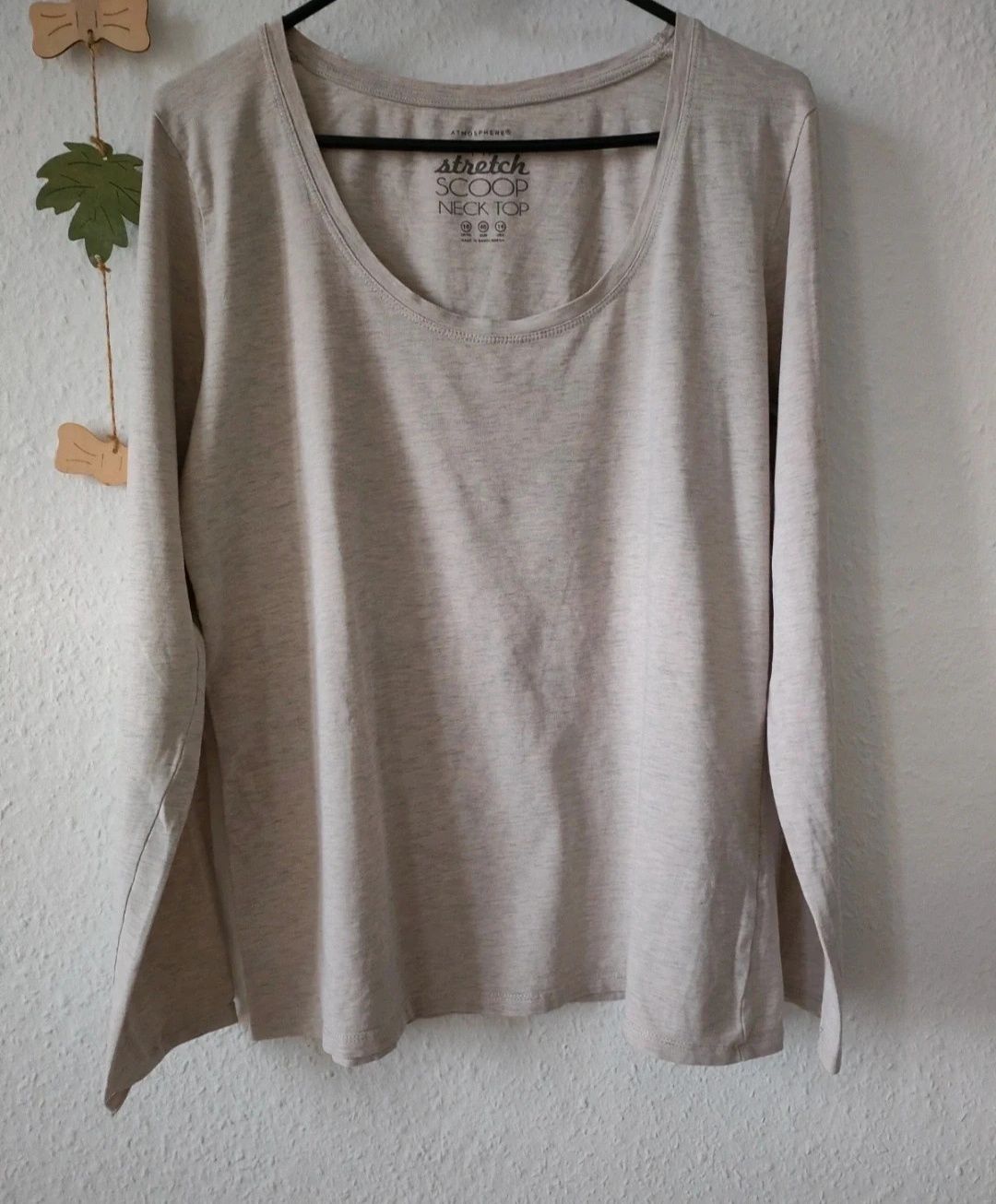 Longsleeve t-shirt plus size rozm. 46 Atmosphere