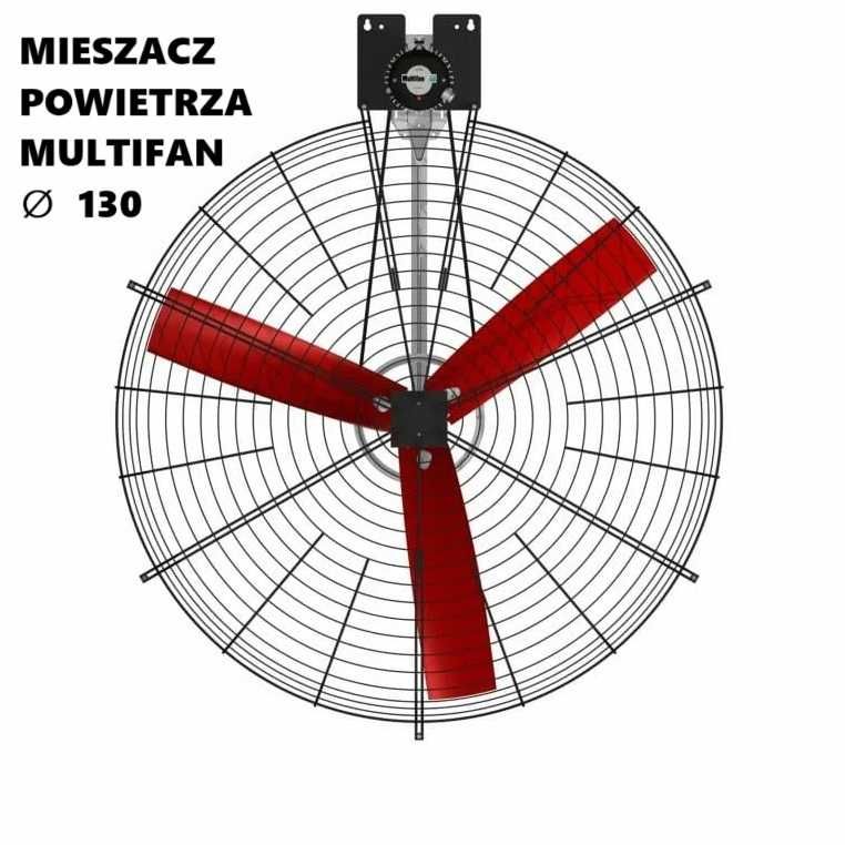 Wentylator oborowy Multifan - mieszacz powietrza koszowy , helikopter