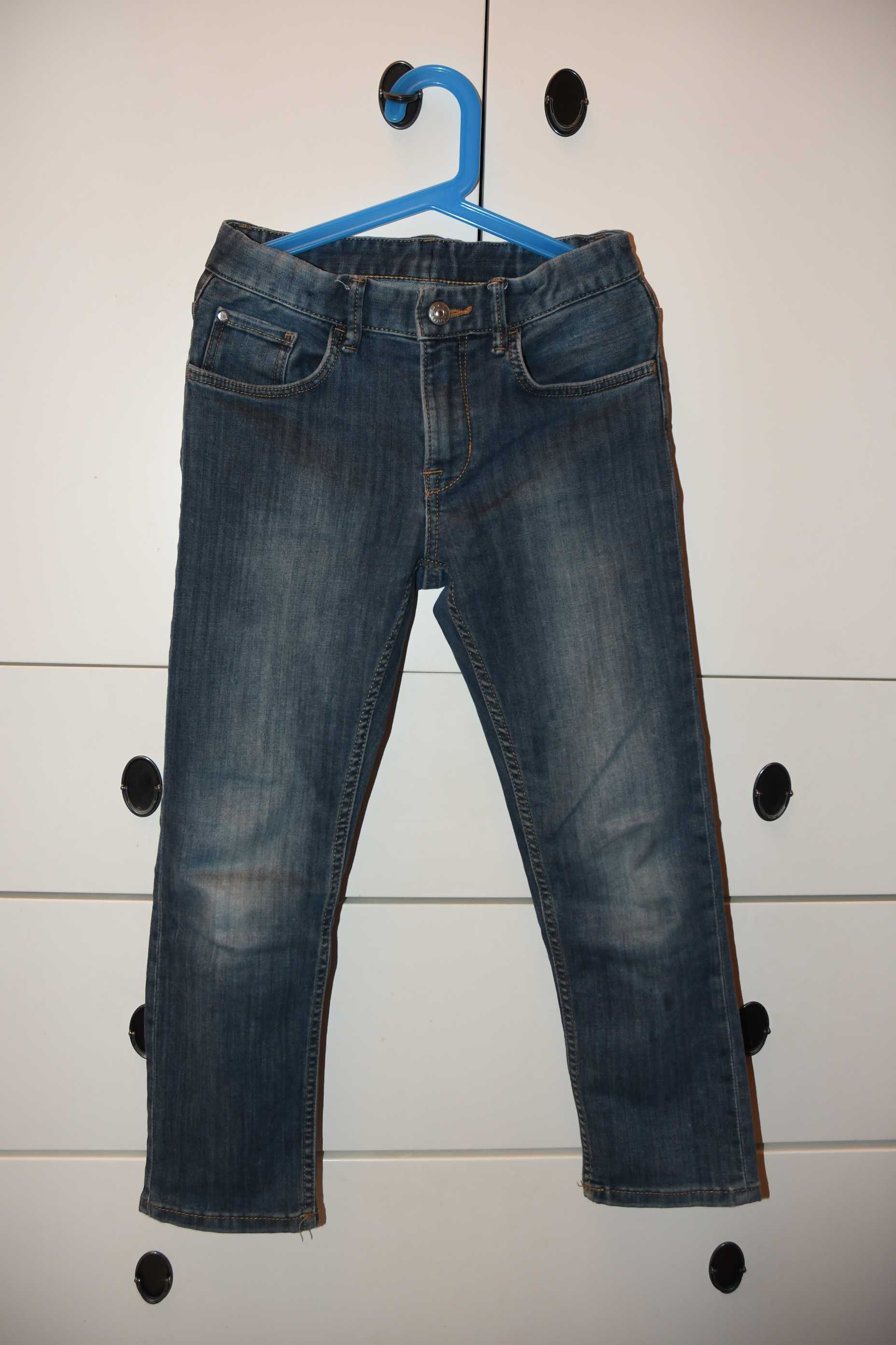 Spodnie jeansowe dla chłopca H&M 128