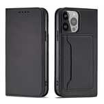 Magnet Card Case etui do iPhone 13 Pro pokrowiec portfel na karty kart