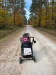 Wózek spacerowy kindercraft all road kwiaty plus torba