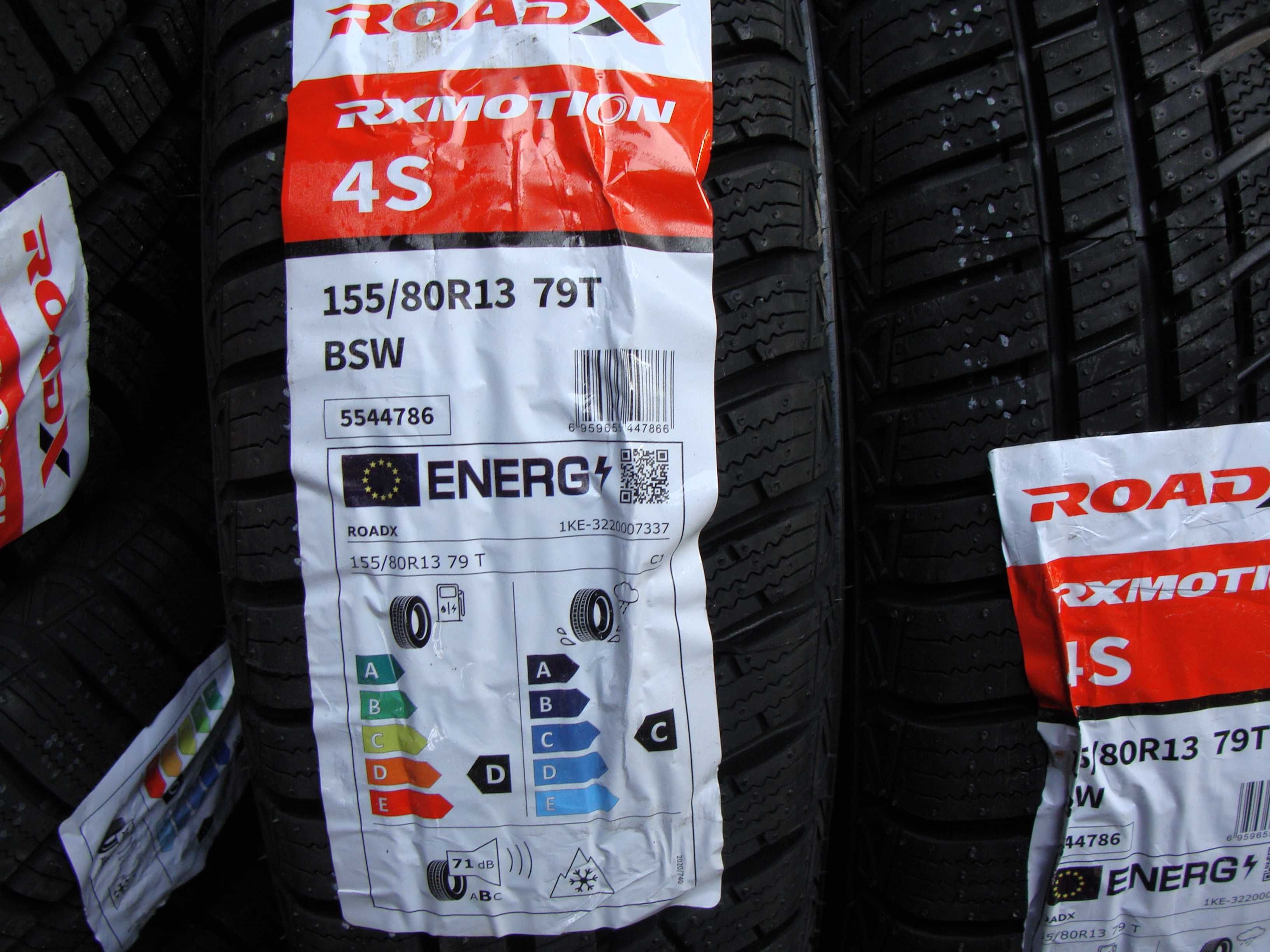 Opony 155 / 80 R 13 RoadX 4s Nowe Całoroczne 2024