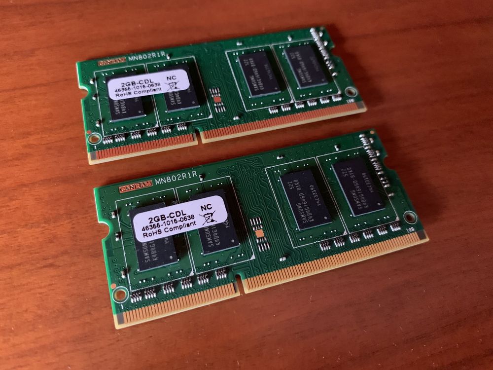 Memórias RAM 2GB DDR3