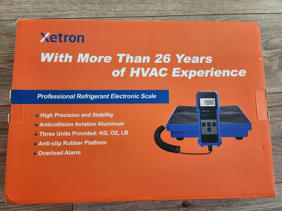Waga do samochodow  Xetron HVAC do samochodów AC ładowanie i odzyskiwa