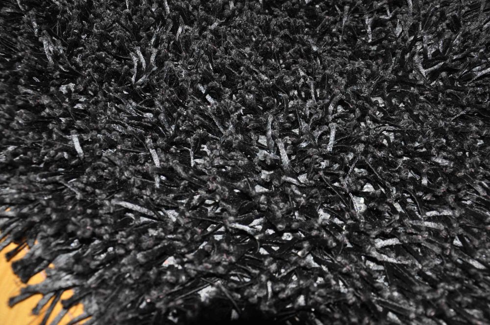 Tapete Carpete preto brilhante