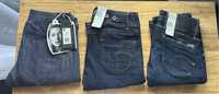 3 pary Raw G-Star spodnie jeansowe granatowe 24/32
