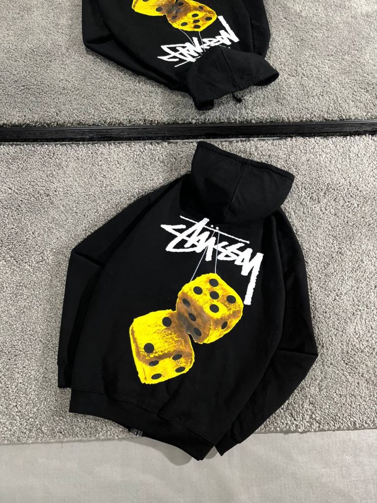 Зіп худі Stussy Dice з бірками | Зип худи стусси оригинал