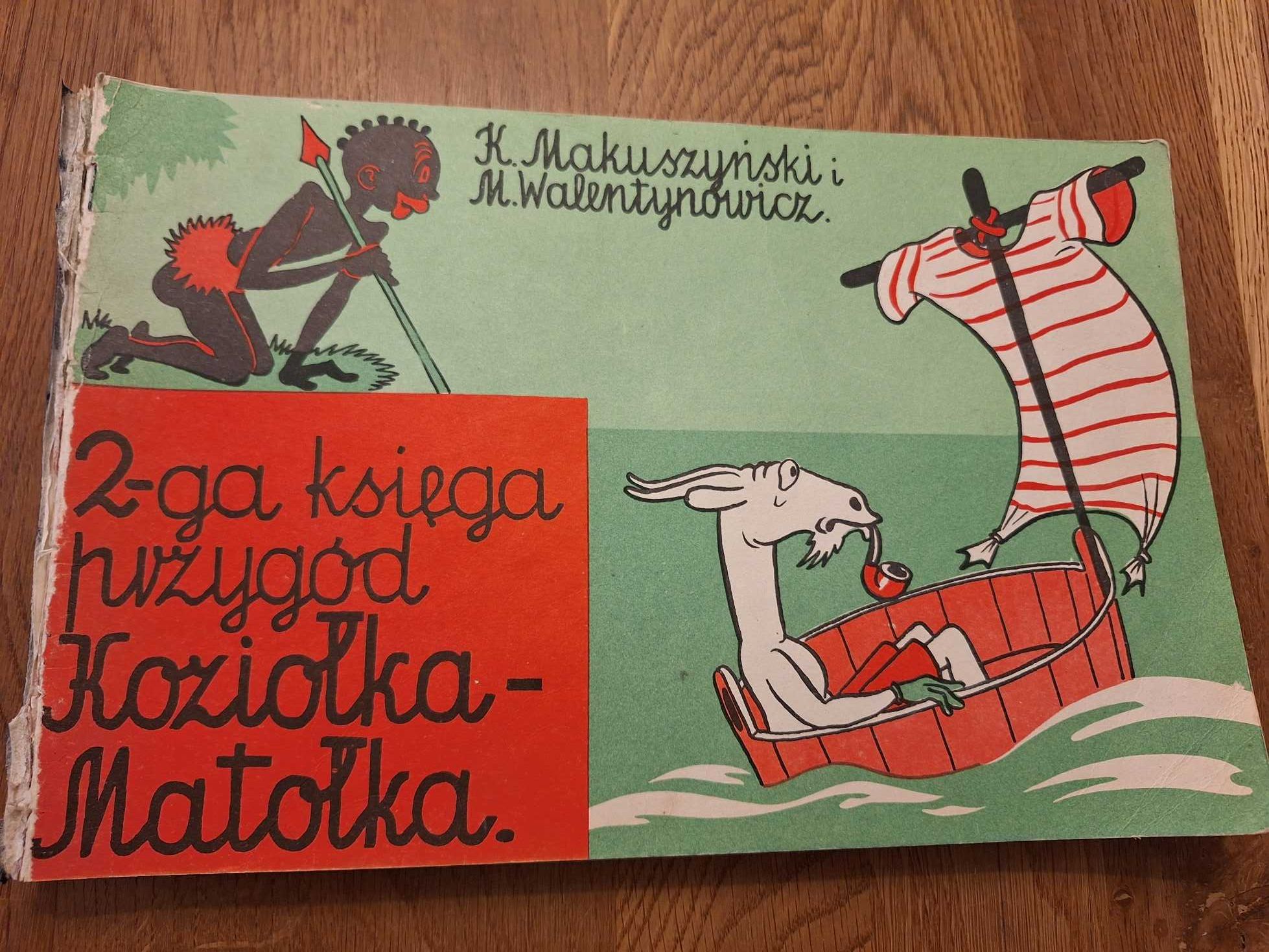 Makuszyński: Koziołek Matołek cz.2-4, Małpka Fiki-Miki cz 1-3, Wanda
