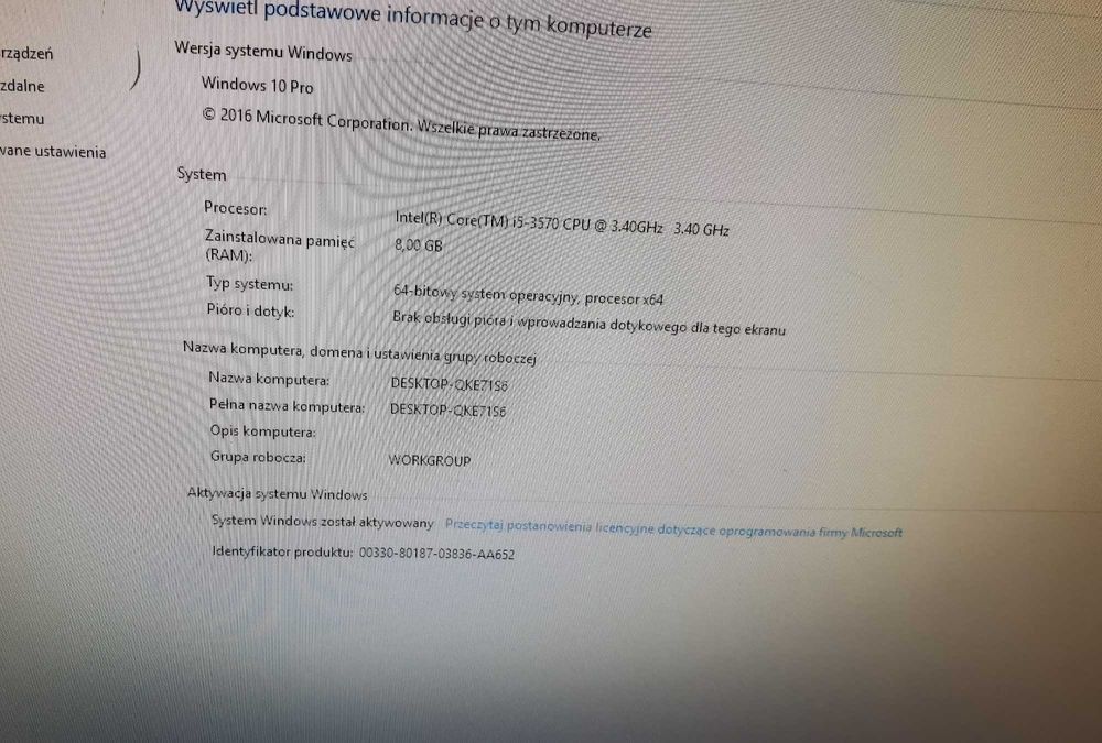 komputer Dell Optiplex 7010 I5