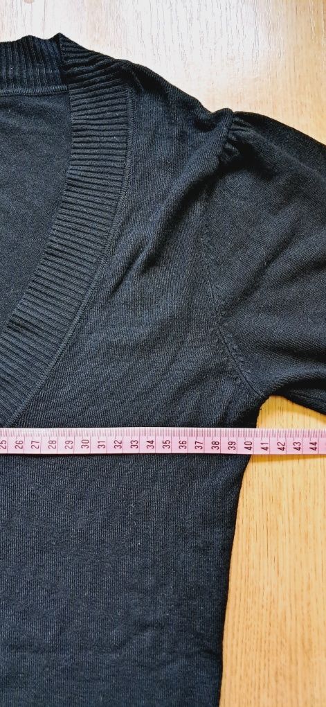 Sweter długi czarny