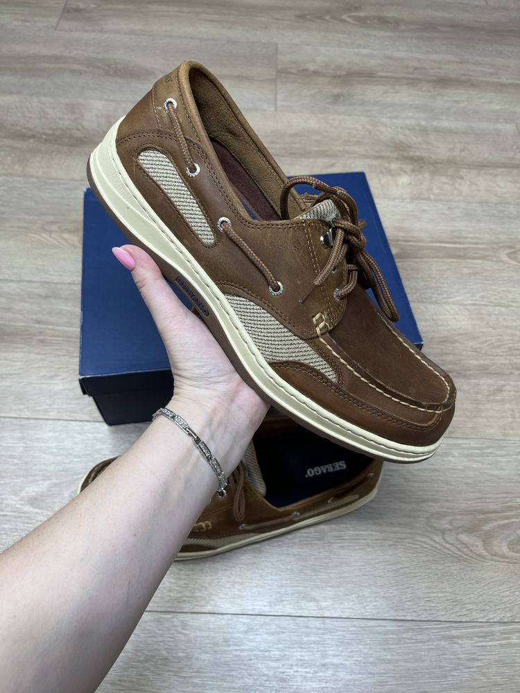 Чоловічі мокасини топсайдери docksides sebago розмір 48