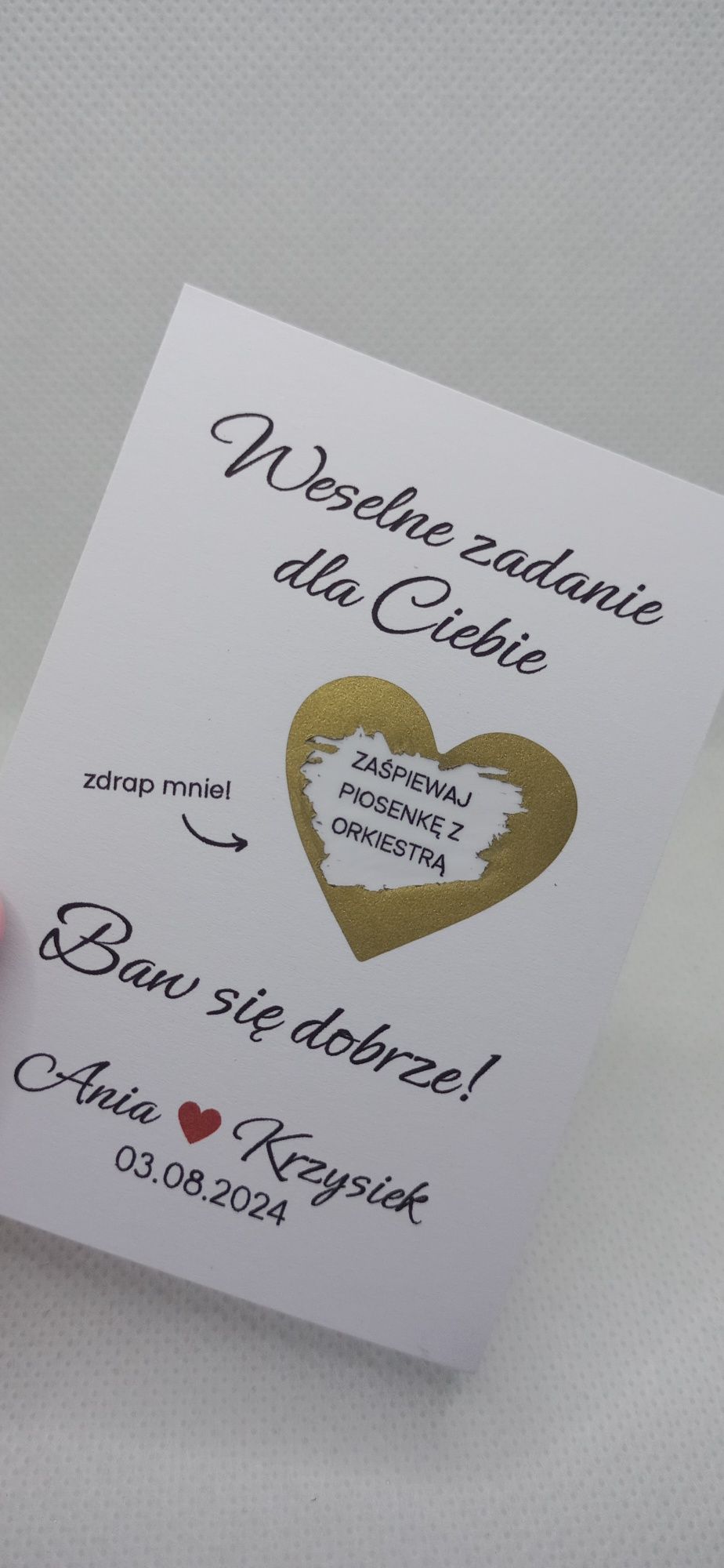 Zdrapki z zadaniem