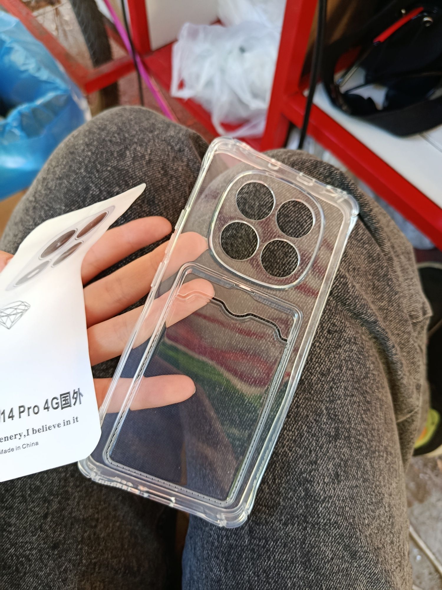 Продам прозорий чохол Redmi Note 14 Pro 4G