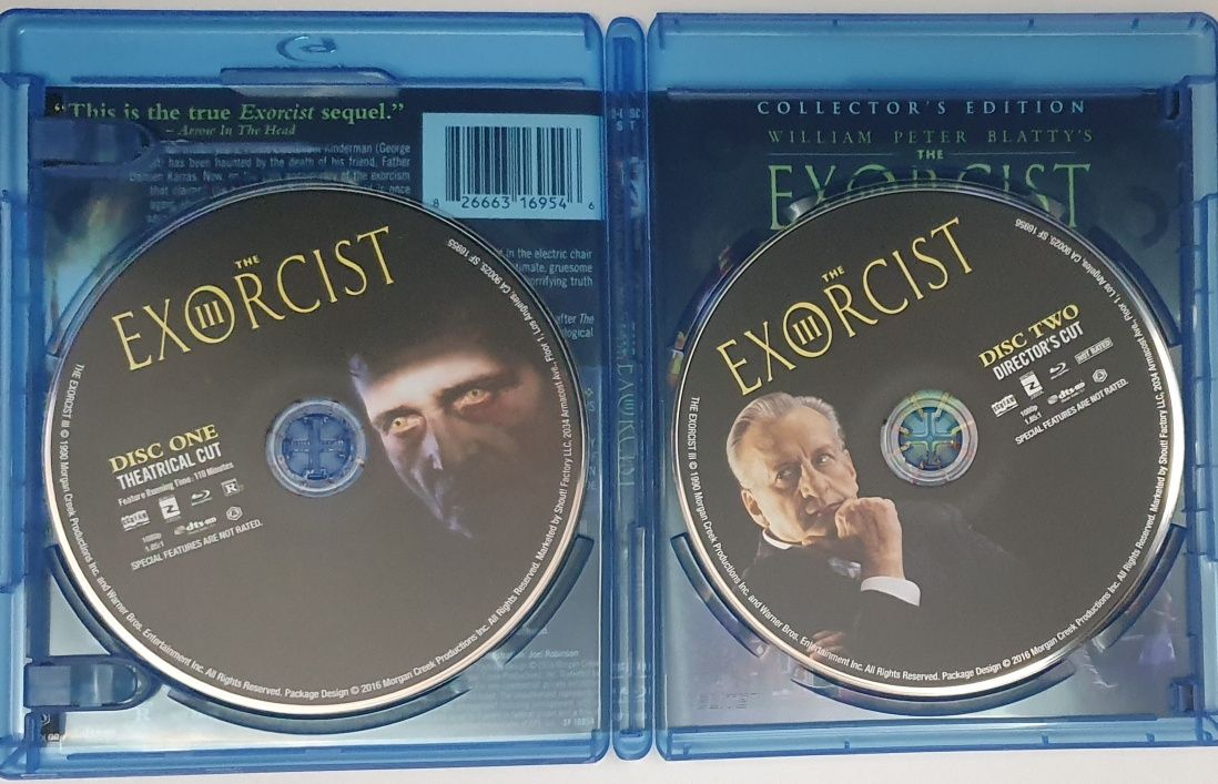 "Egzorcysta 3" / "The Exorcist III" 2× BLU-RAY + slipcase USA bez PL