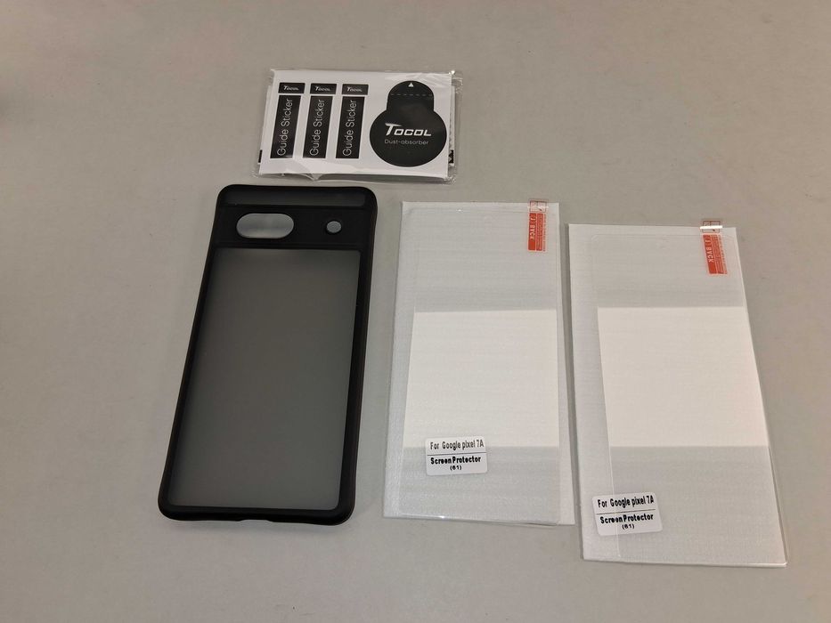 Y188 Etui + Szkło Hartowane Tocol do Google Pixel 7A - 2+1 TT BK