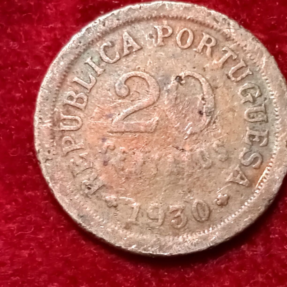 20 Centavos 1930 Cabo Verde