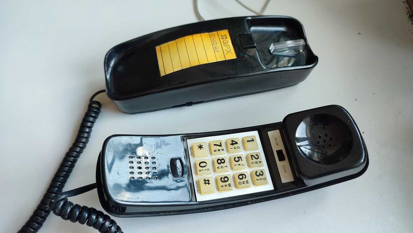 telefon stacjonarny  czarny