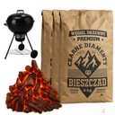 Węgiel drzewny PREMIUM 4kg BBQ, gastronomiczny, gruba frakcja 60-120mm