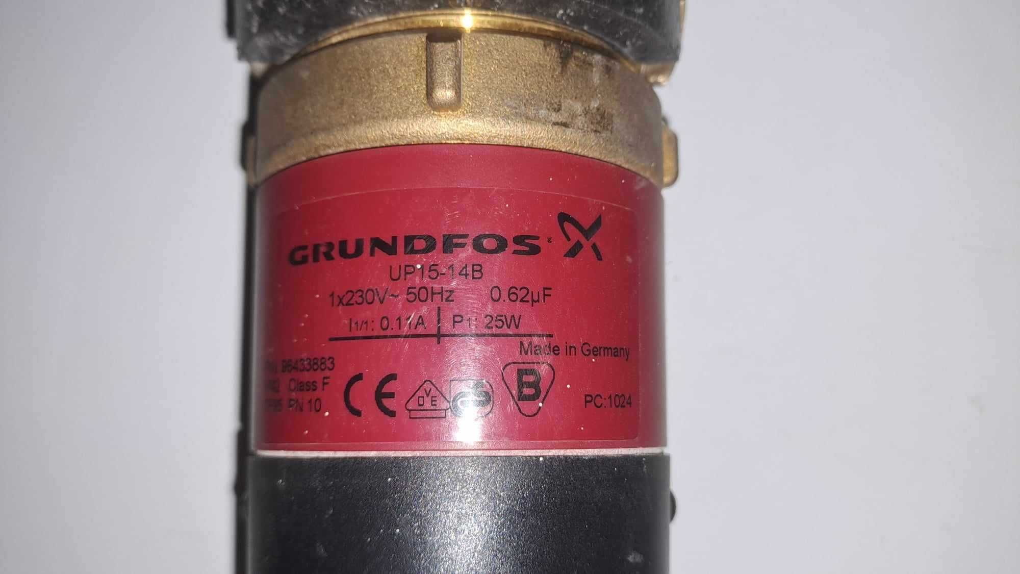 Pompa cyrkulacyjna grundfos up 15-14 B PM 1/2"