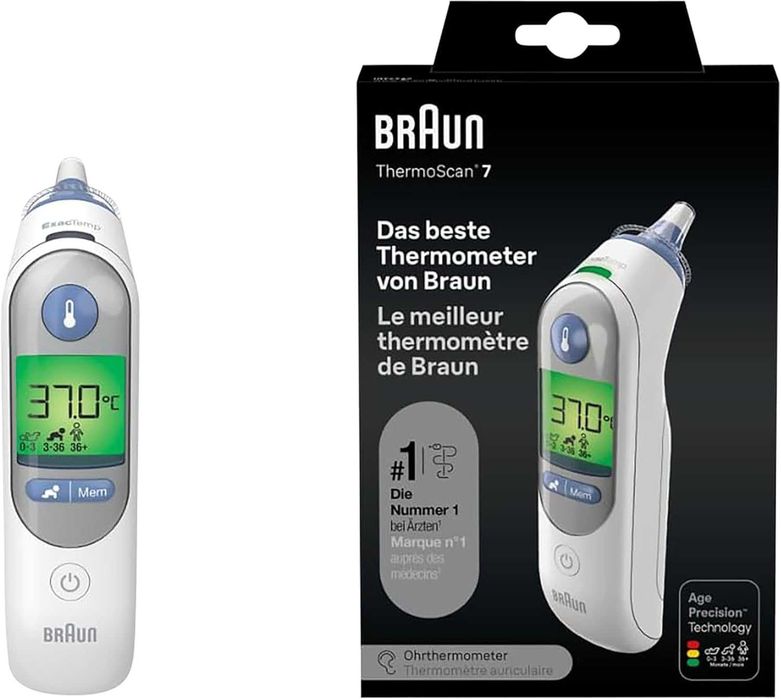 BRAUN BRAIRT6520 termometr elektroniczny douszny THERMOSCAN 7