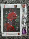 Diamond painting róża 30x40