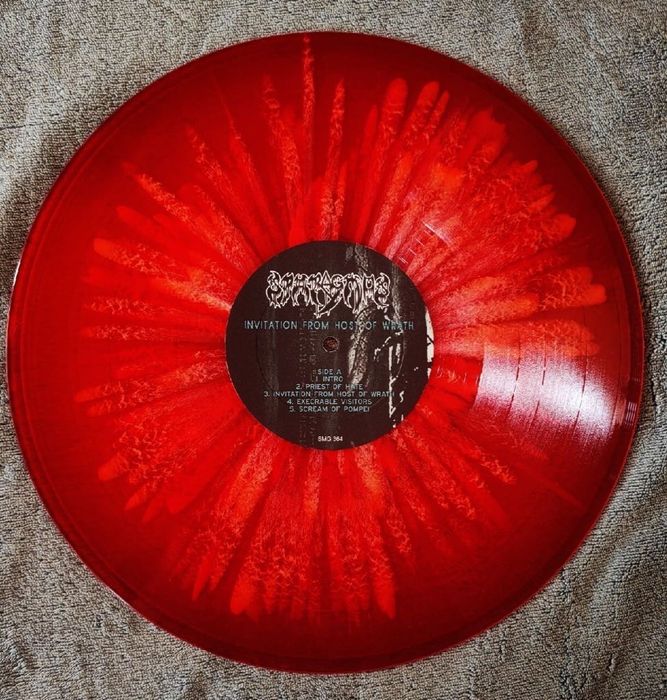 Winyl Sparagamos Invitation From Host Of Wrath Red/White Splatter